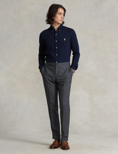 Polo Ralph Lauren Featherweight Mesh Shirt - Navy - XXL