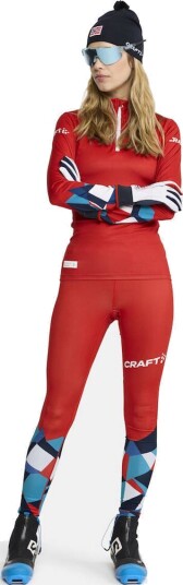 CRAFT NOR ADV Nordic Ski Club Jersey Dame Blaze/Bright Red XL