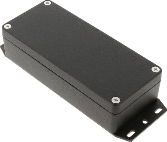 Hammond Electronics 1550Z109FBK 150 × 64 × 36 mm Trykkstøpt Aluminium Sort Kabinett