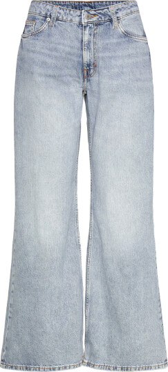 Monki Kiri Low Waist Loose Flared Jeans - Blue - 30 x 32