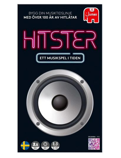 Asmodee Hitster Original Barnespill - Black Asmodee Hitster Original Barnespill - Black