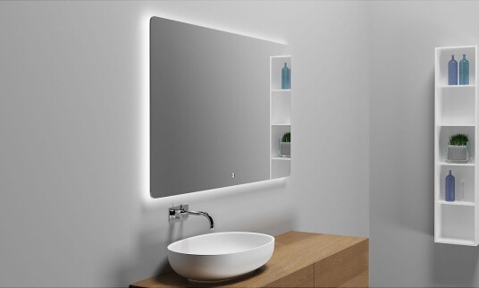 Copenhagen Bath Orø 160 Speil 1600x800 mm duggfritt Aluminium/Glass Copenhagen Bath Orø 160 Speil 1600x800 mm duggfritt Aluminium/Glass