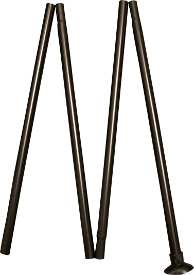 Urberg Spare Pole Tipi Tent 5p 2.0 Black One Size
