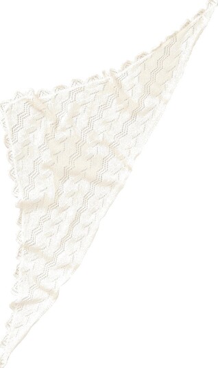 Becksöndergaard - Skjerf Opany Triangle Scarf - Hvit