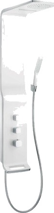 Hansgrohe Raindance Lift dusjpanel Hvit/Krom Hansgrohe Raindance Lift dusjpanel Hvit/Krom