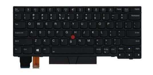 Lenovo Lite-On - Brbart tastatur - til utskifting - Engelsk - Svart Lenovo Lite-On - Brbart tastatur - til utskifting - Engelsk - Svart