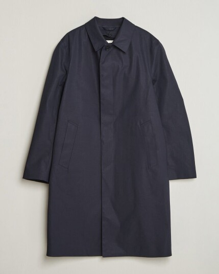 Mackintosh Dunkeld Car Coat Navy