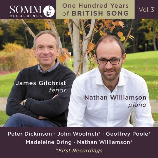 James Gilchrist One Hundred Years Of British Song, Vol. 3 CD James Gilchrist One Hundred Years Of British Song, Vol. 3 CD