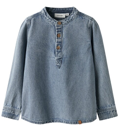 Lil"Atelier Nmmtaya Ls Loose Dnm Shirt 1166 Fd Lil Blue 110 Lil"Atelier Nmmtaya Ls Loose Dnm Shirt 1166 Fd Lil Blue 110