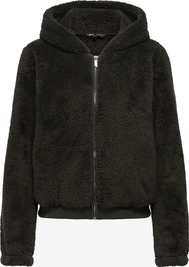 ONLY Onlnewanna Contact Sherpa Jkt Otw Noos   Brown   XS