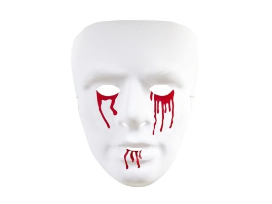 Hvid Maske Med Blod