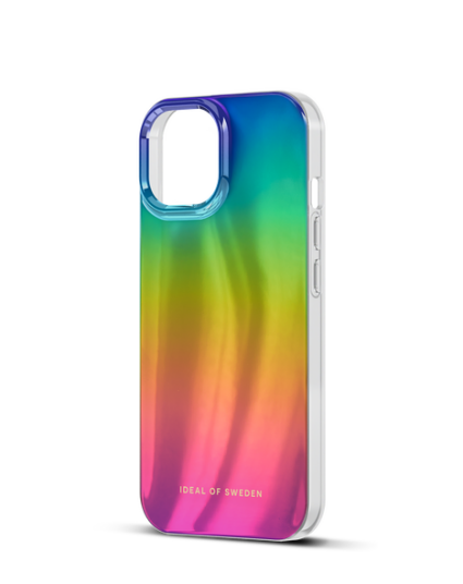 iPhone 14 / 13 iDeal Of Sweden Mirror Deksel - Rainbow