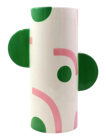 Que Rico Vase - Salvador - Sol Y Luna - Multi/patterned - 14 CM Que Rico Vase - Salvador - Sol Y Luna - Multi/patterned - 14 CM