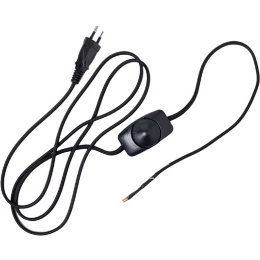 Edgeform Kabelholder Med Dimmer Til Vegglampe Sort Edgeform Kabelholder Med Dimmer Til Vegglampe Sort