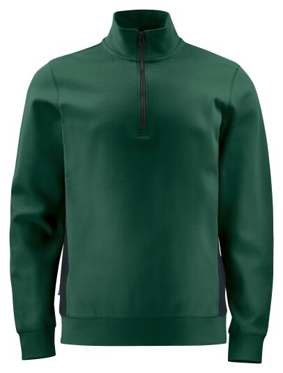 ProJob 2128 Sweatshirt ½ Zip Forest green XS ProJob 2128 Sweatshirt ½ Zip Forest green XS