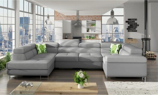 Seksjon Eltap Letto 340x202x90 cm Soro 83 Soft 29 Puter: Jungle 32 Venstre