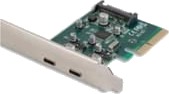 MicroConnect USB 3.1 Card Type C PCIe MC USB3.1 2C