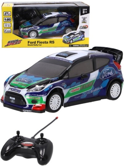 Ford Fiesta RS WRC Radiostyrt bil med lys og fjæring 21 cm Ford Fiesta RS WRC Radiostyrt bil med lys og fjæring 21 cm