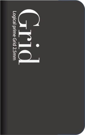 Lamela Nakabayashi Coltd Notebook Logical Prime Grid Slim A6 2,5 Mm Svart Na601 14