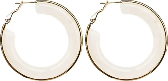 Bud to rose Halo Resin Earring Ivory Cream ONE SIZE Bud to rose Halo Resin Earring Ivory Cream ONE SIZE