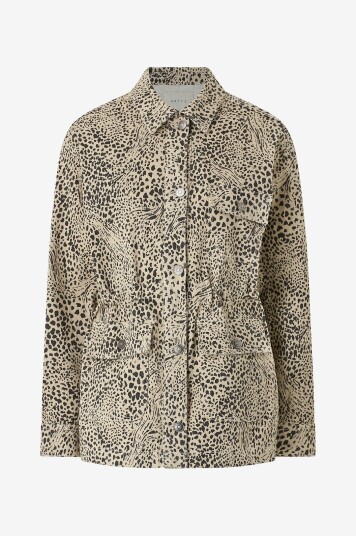 KAFFE   Denim jakke Kalisa Jacket   Beige