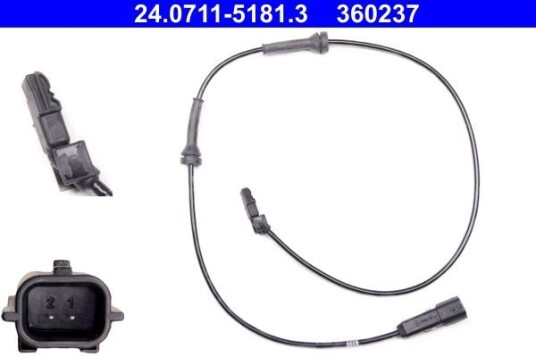 ABS sensor ATE 24.0711-5181.3 ABS sensor ATE 24.0711-5181.3
