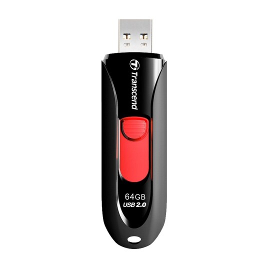 Transcend USB 2.0 64Gb Blk Jetflash 590 TS64GJF590K
