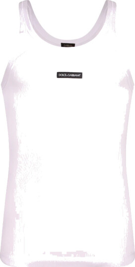 Dolce & Gabbana Herre Topper Hvit L,