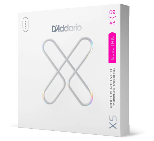 D"Addario XSE0942-3P XS Coated (009-042), 3-pakning