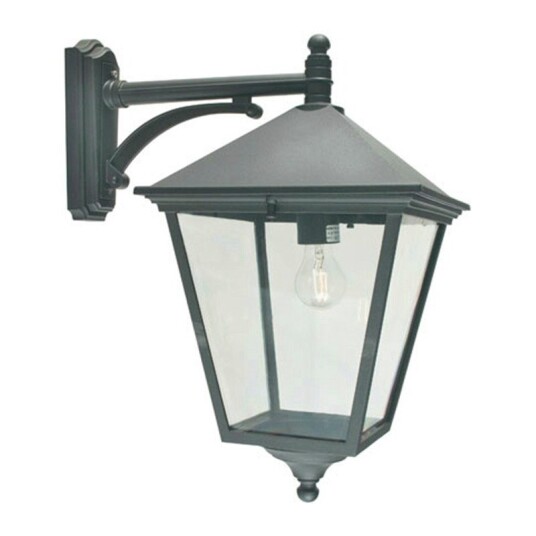 Norlys London 493 Veggarmatur E27, IP54 Svart
