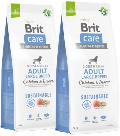 Brit Care Dog Adult Large Breed Sustainable Chicken & Insect 2x12 kg