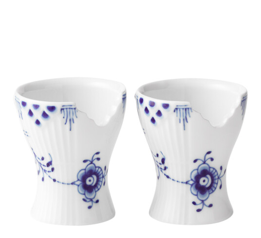 Royal Copenhagen Blue Elements eggeglass 2-pk Royal Copenhagen Blue Elements eggeglass 2-pk