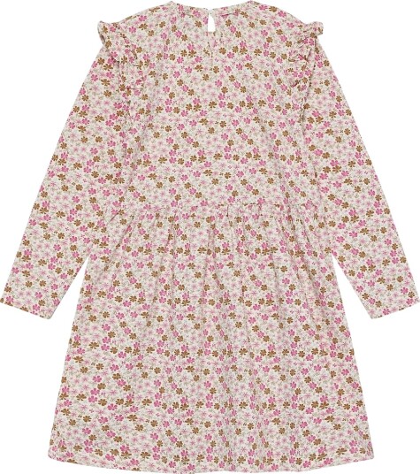 Minymo Dress Ls Aop Pink 104 Minymo Dress Ls Aop Pink 104