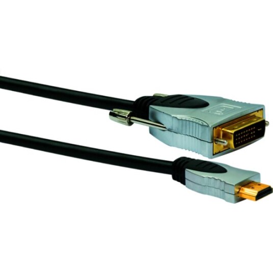 SCHWAIGER HDMI-Kabel HDMI -> DVI 2,0m