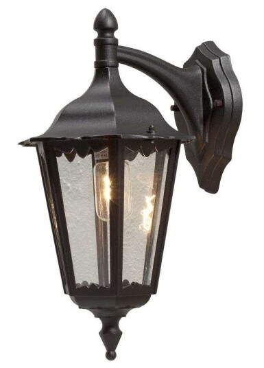 Konstsmide Firenze Utendørs Vegglampe Stor Svart