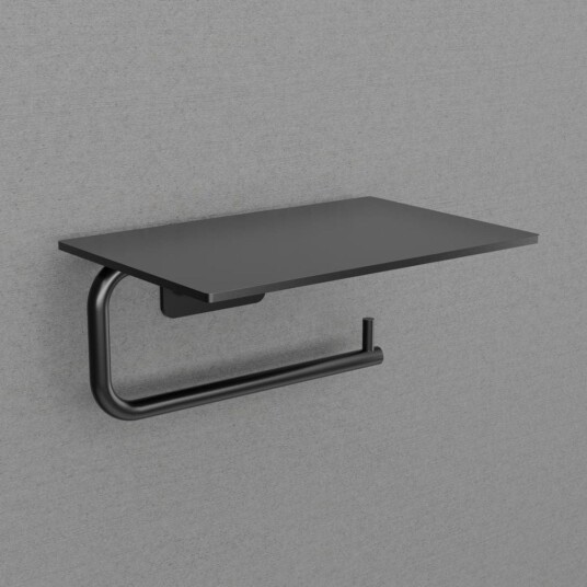 Scandtap Style Toalettrullholder med Hylle Shadow