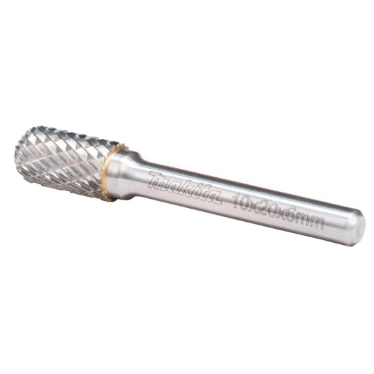 Makita Roterende Fil 10x20mm med Rund Tupp til Stål og Metall Makita Roterende Fil 10x20mm med Rund Tupp til Stål og Metall