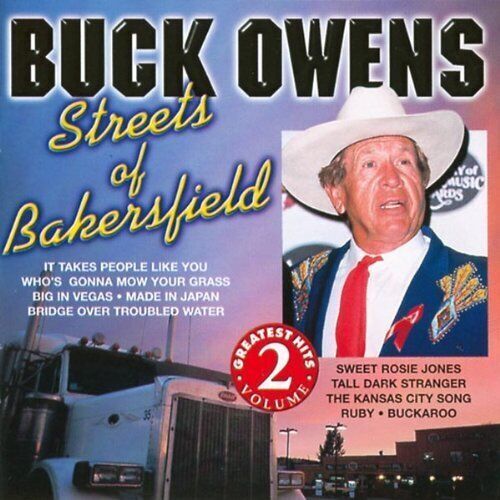 MediaTronixs Buck Owens : Streets of Bakersfield - Greatest Hits 2 CD (1998) Pre-Owned
