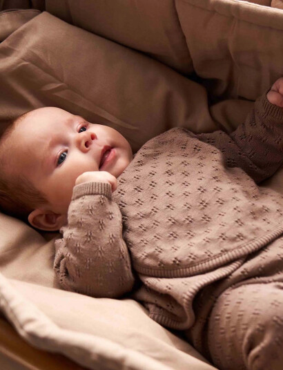 Müsli Knit Cardigan Brown 68