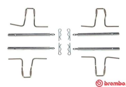 Tilbehørsett, skivebremse belegg BREMBO A 02 278 Tilbehørsett, skivebremse belegg BREMBO A 02 278