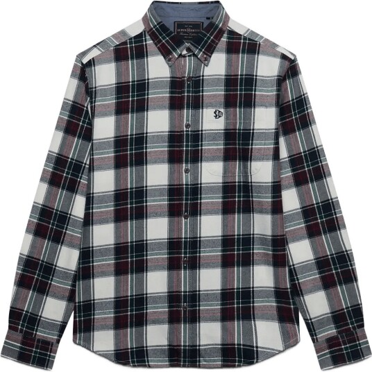 Superdry L/S Cotton Lumberjack Shirt SKYLAR CHECK WHITE 3XL Superdry L/S Cotton Lumberjack Shirt SKYLAR CHECK WHITE 3XL