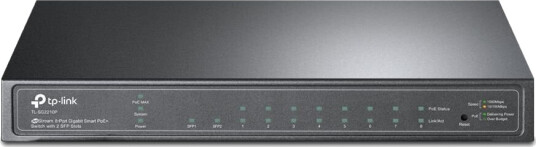 TP-Link TL-SG2210P Smart PoE Switch 8-port Gigabit med 2 SFP Slots - Sort TP-Link TL-SG2210P Smart PoE Switch 8-port Gigabit med 2 SFP Slots - Sort