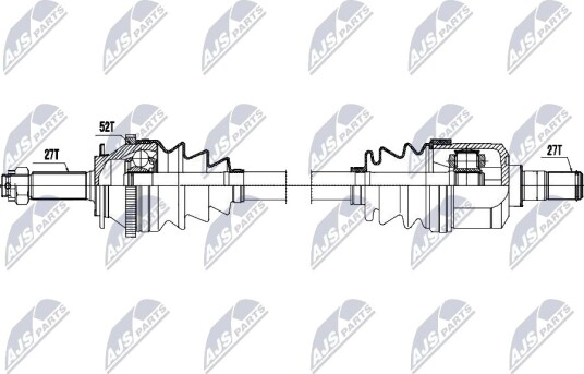 NTY NPW HY 645 Drivaksel NTY NPW HY 645 Drivaksel