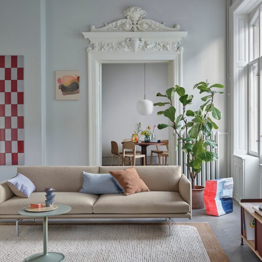 Muuto Outline Sofa 3 Seater Polished Aluminum Base Ecriture 240 Polished Muuto Outline Sofa 3 Seater Polished Aluminum Base Ecriture 240 Polished
