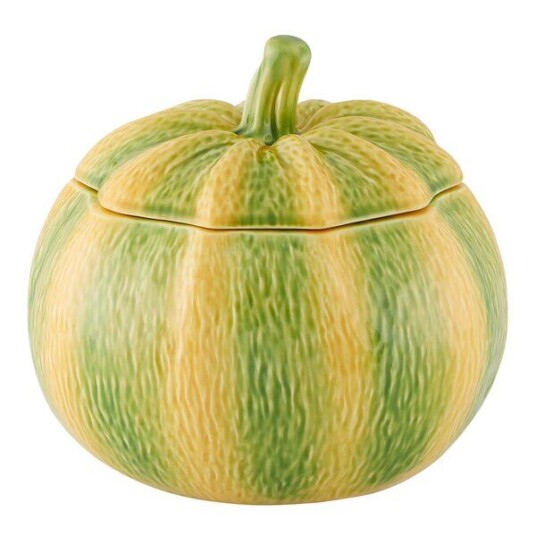 Bordallo Pinheiro Pumpkin terrin 4,3L gresskar oransje/grønn