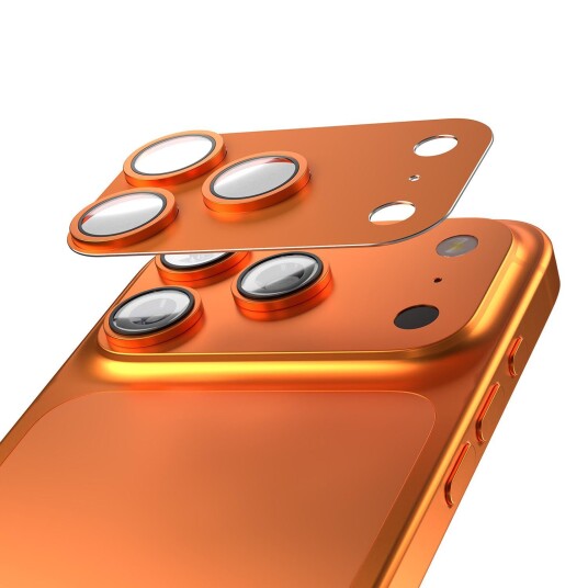 Etteri Herdet Glass Kameralinsebeskytter til iPhone 17 Pro Oransje