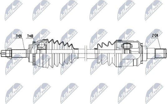 Nty Drivaksel NTY NPW TY 074