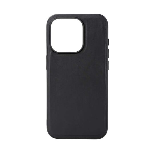 BUFFALO Backcover Leather Mag Series iPhone 15 Pro Black