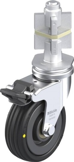 Blickle 740365 Lra-Vpa 75K-Fi-El-E07 Styrehjul M. Bremse 75 Mm 45 Kg