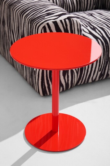 Pastill Margot rundt sidebord diameter 45 cm Rød